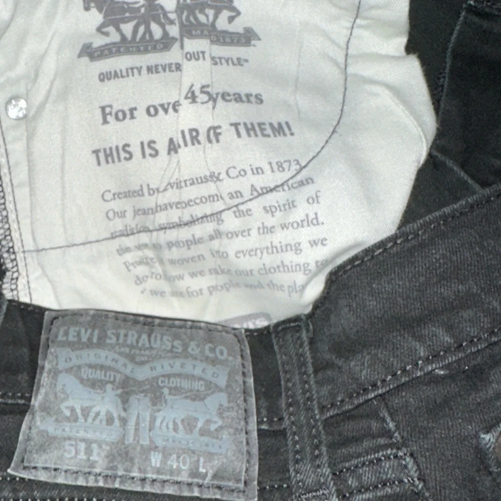 Levi's Charcoal Denim Shorts